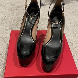 Elegant Black Platform Heels